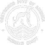 Greyhound Pets of America Emerald Coast logo