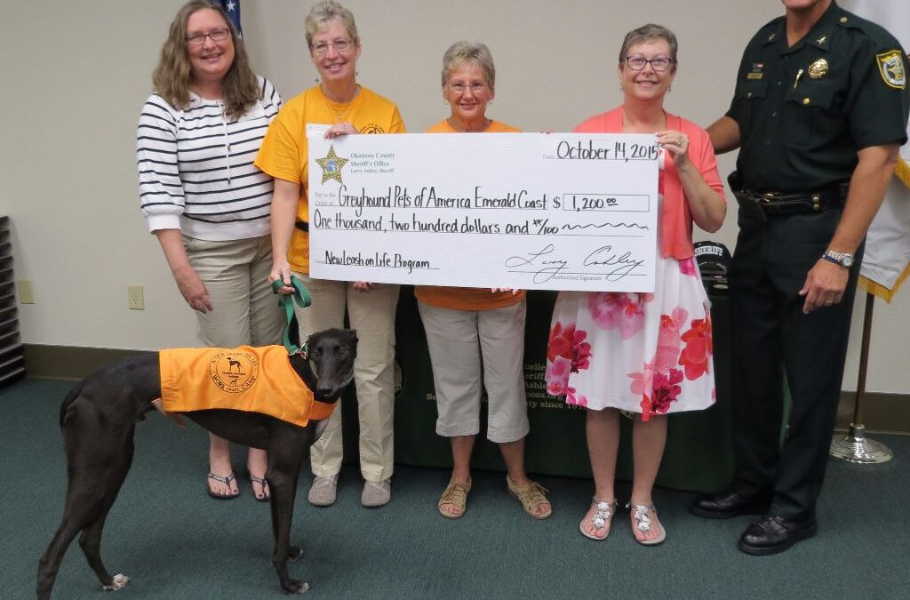New Leash On Life receives $1200 Grant From OCSO